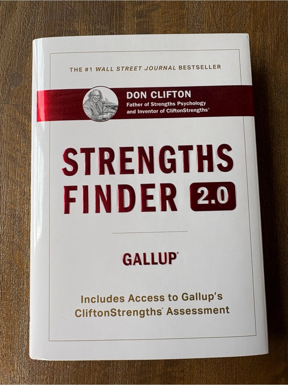 Strengths Finder book by Gallup. No code available.